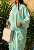 GANDOURA 'BLUE MACARON'