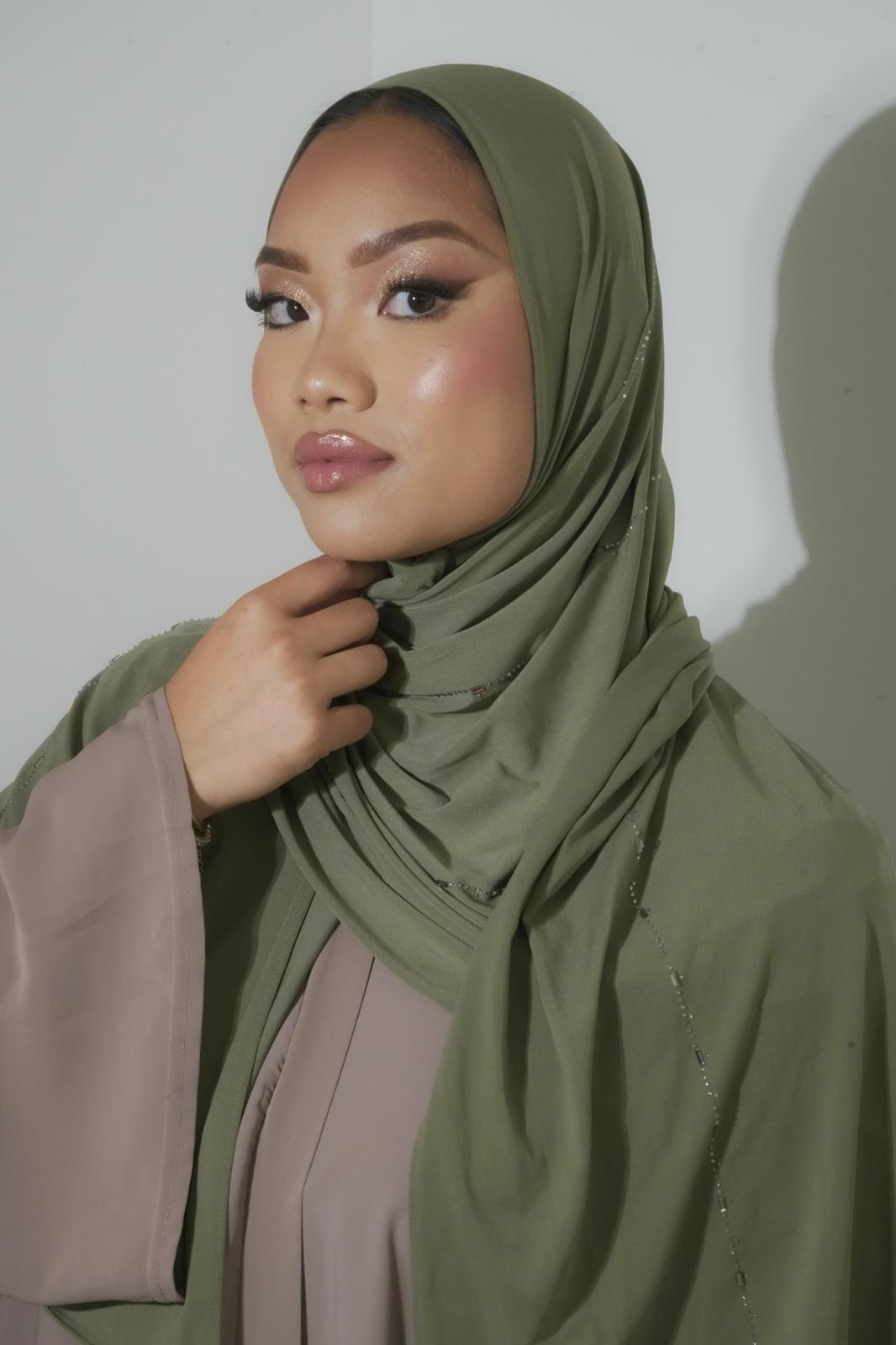 MATCHA SPARKLE HIJAB