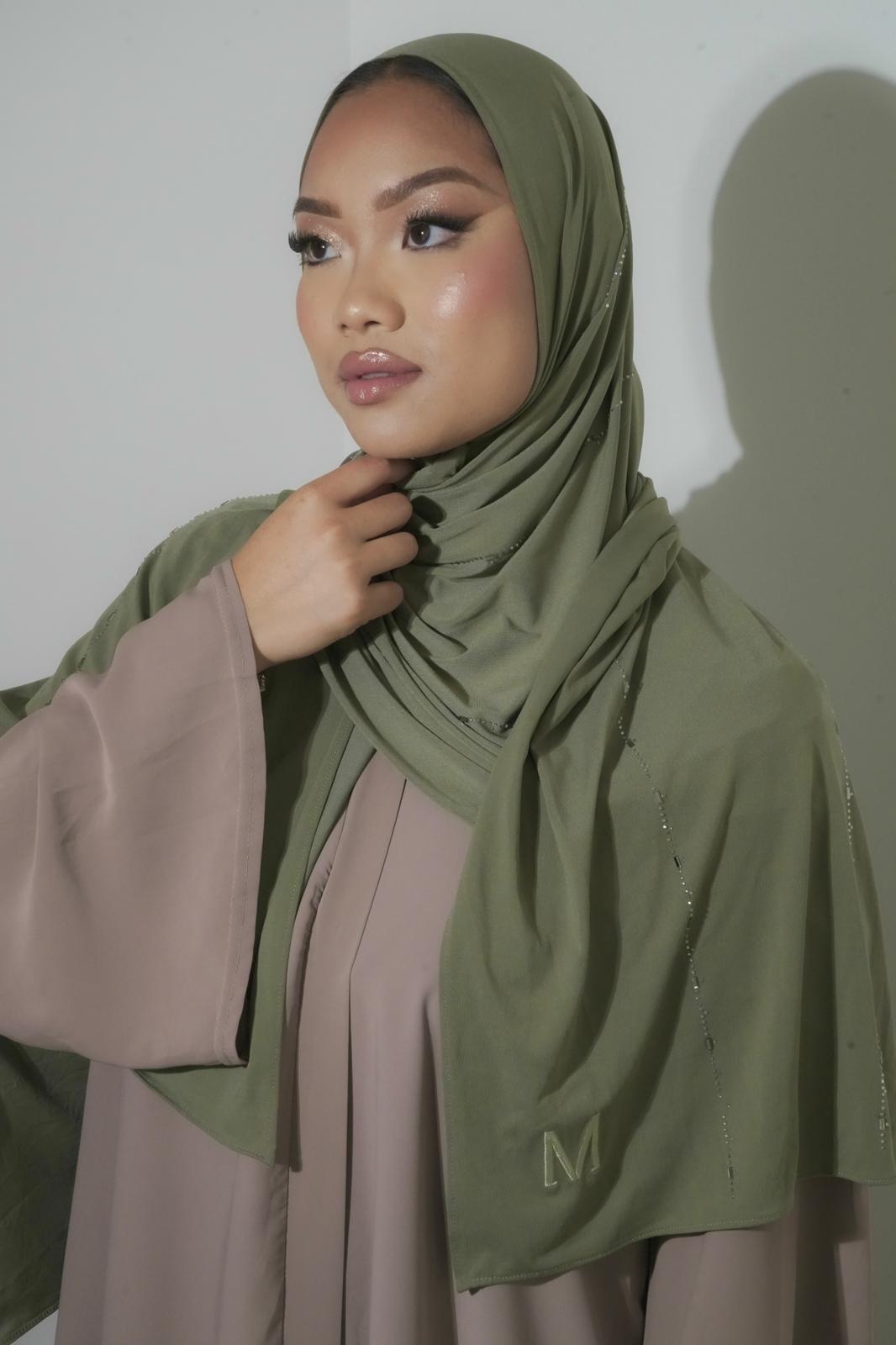 MATCHA SPARKLE HIJAB