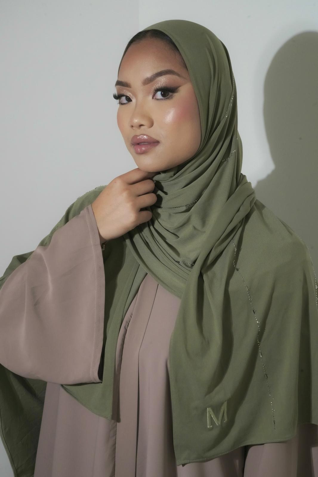 MATCHA SPARKLE HIJAB