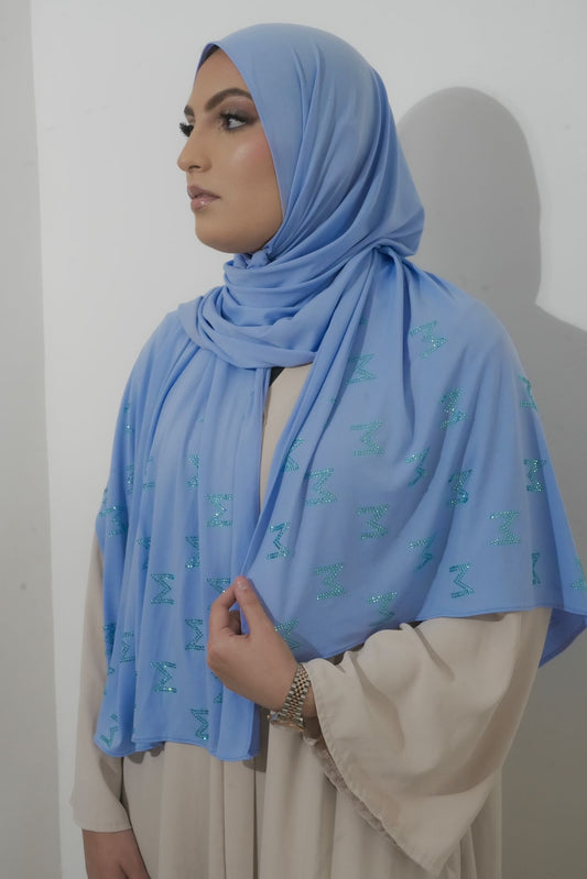 BLUE LAVENDER MEEHA HIJAB