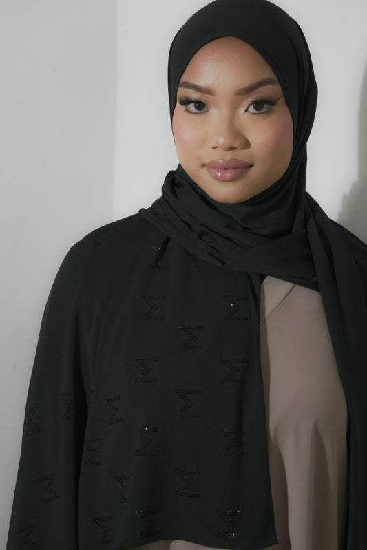 BLACK MEEHA HIJAB