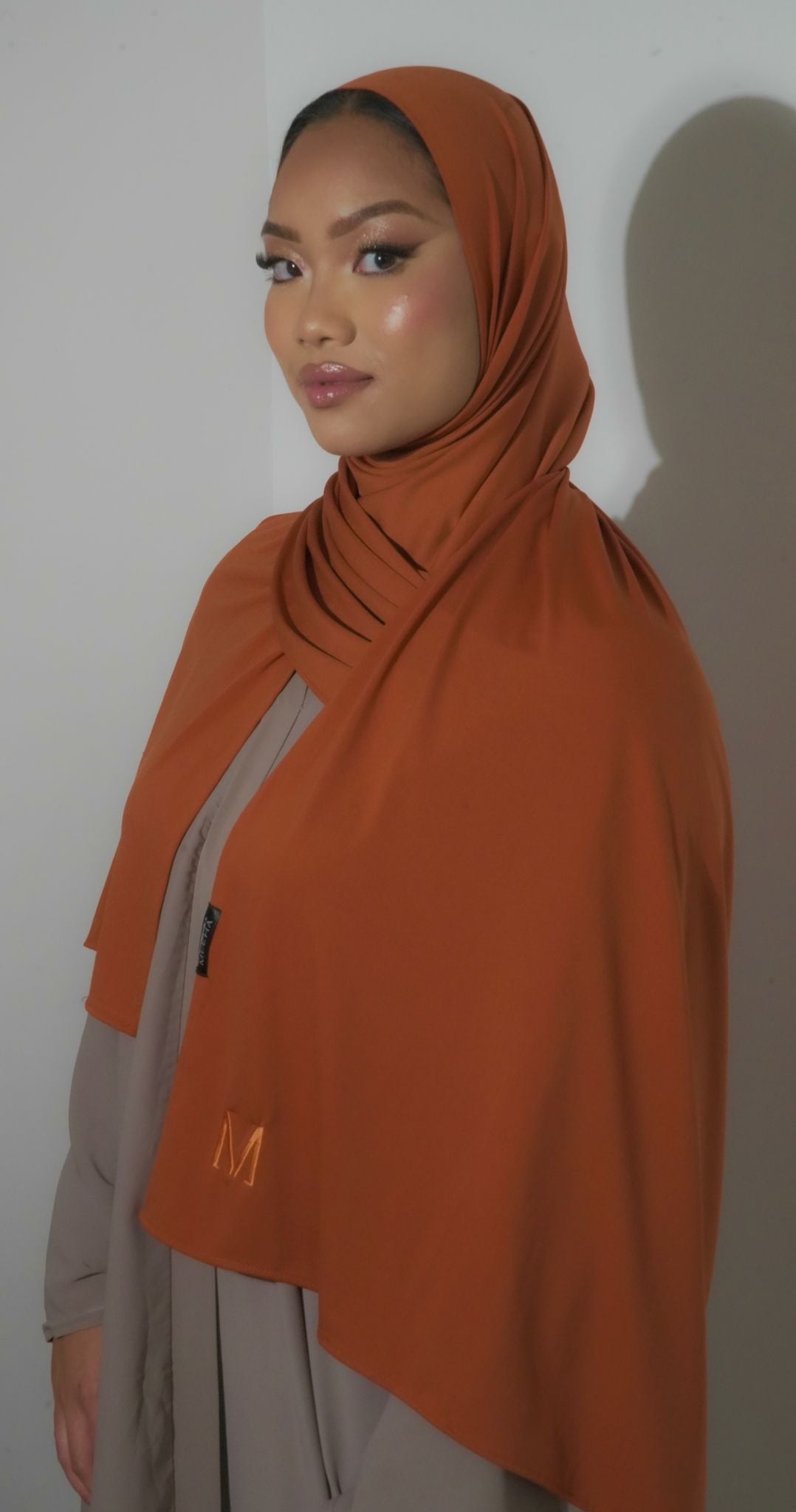 ORANGE PREMIUM JERSEY HIJAB