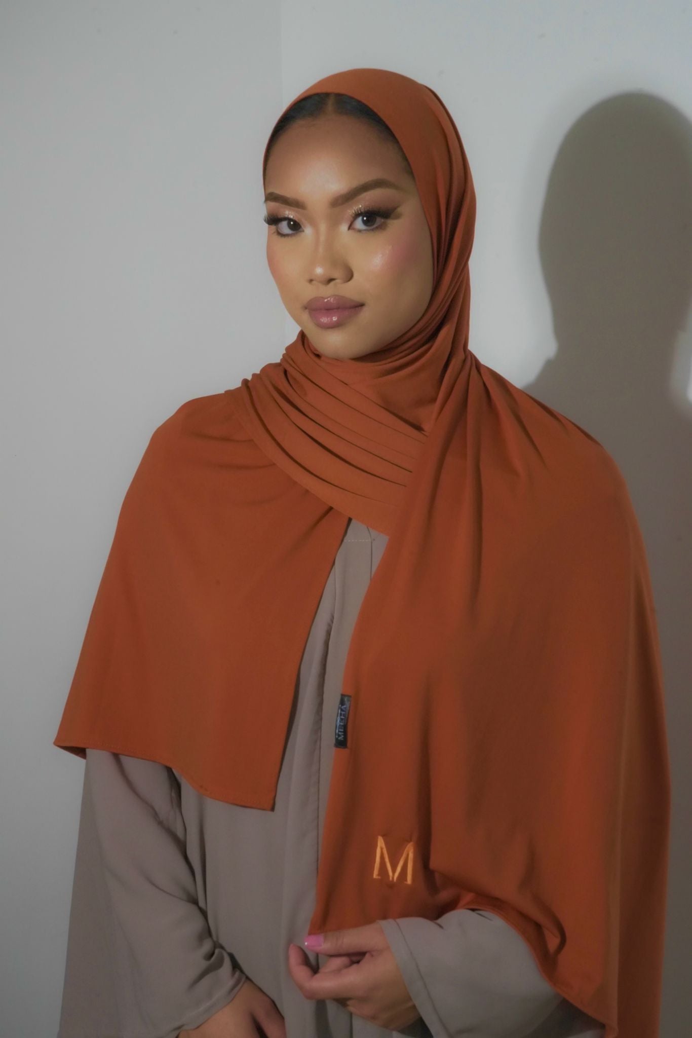 ORANGE PREMIUM JERSEY HIJAB