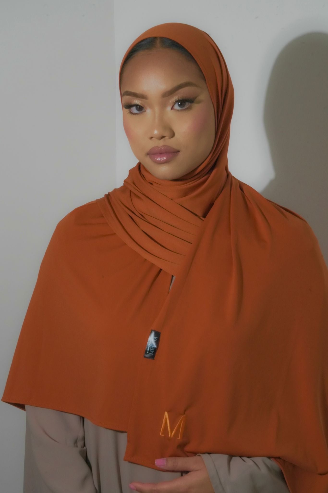 ORANGE PREMIUM JERSEY HIJAB