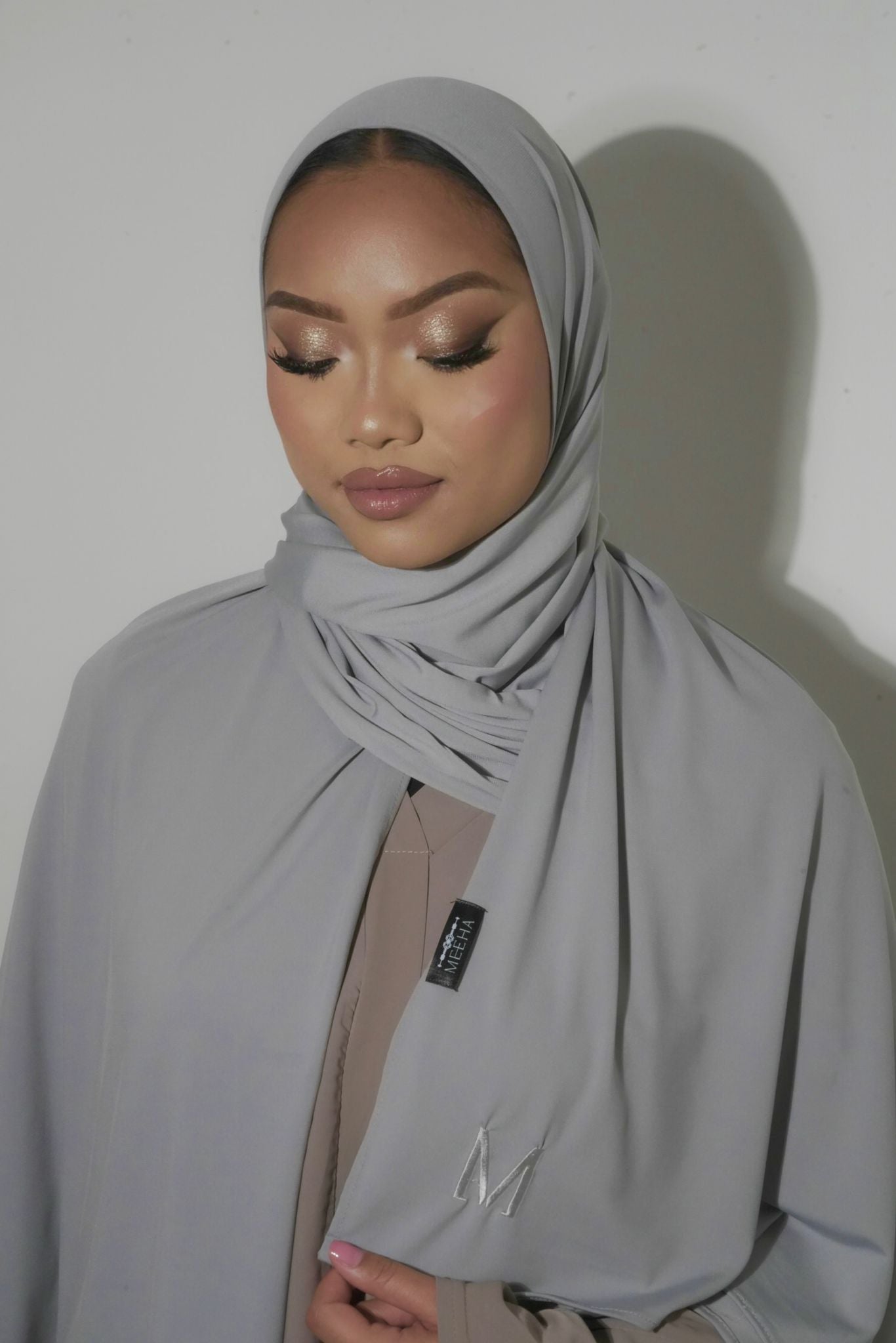 LIGHT GREY PREMIUM JERSEY HIJAB