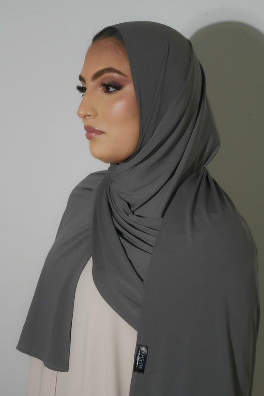 ANTHRACIT PREMIUM JERSEY HIJAB