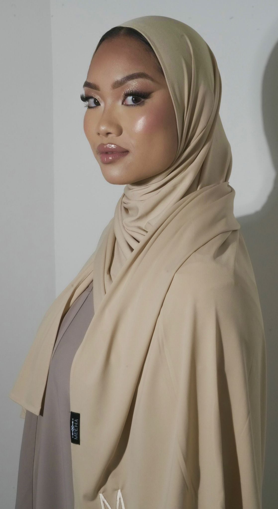 CREAM PREMIUM JERSEY HIJAB