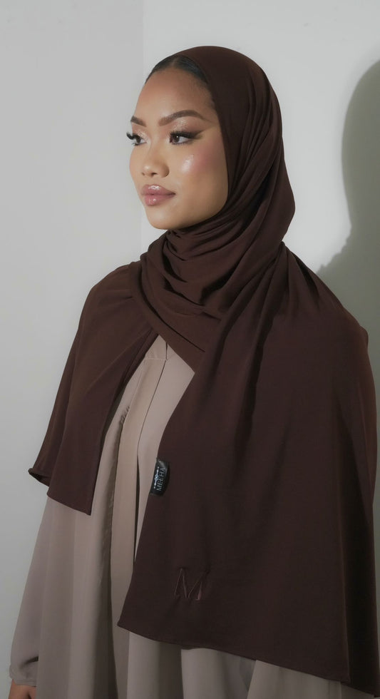 CHOCO PREMIUM JERSEY HIJAB