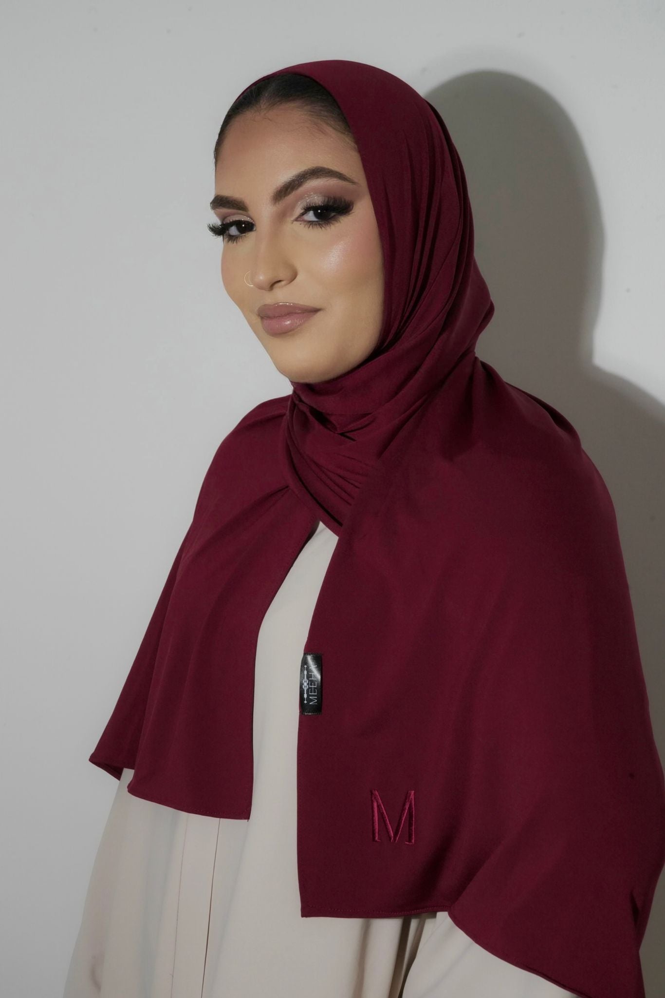 BURGUNDY PREMIUM JERSEY HIJAB